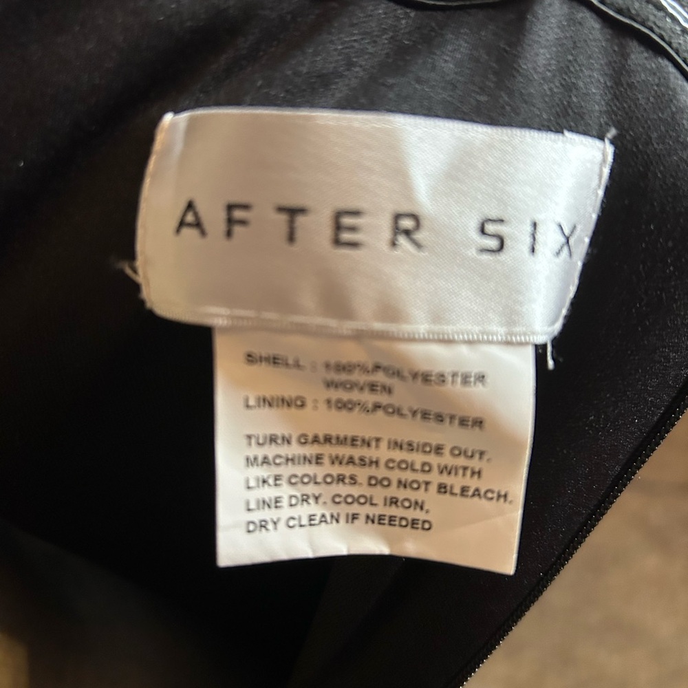 After Six CUFFED OFF-THE-SHOULDER PLEATED FAUX WRAP
MAXI DRESS(size 18) - Picture 7 of 10